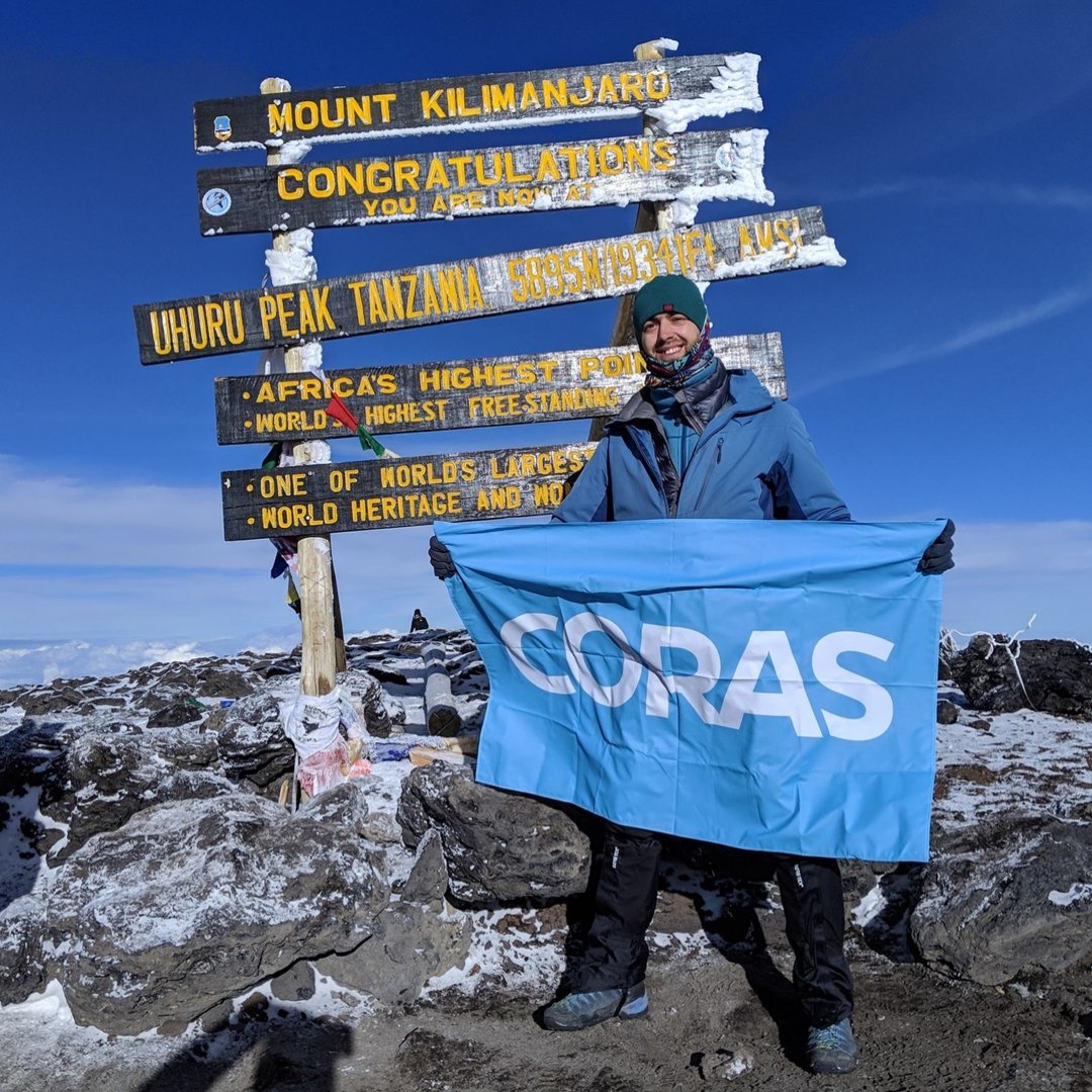 CORAS on top of Mt. Kilimanjaro