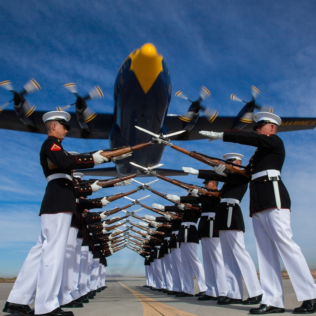 US Navy Airplane overhead